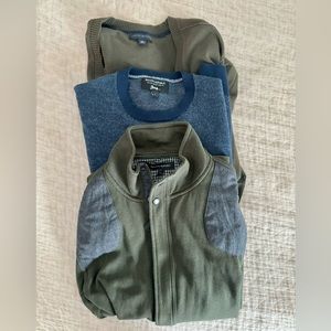 Bundle of three (3) Banana Republic Sweaters / Cardigans EUC Men Size L